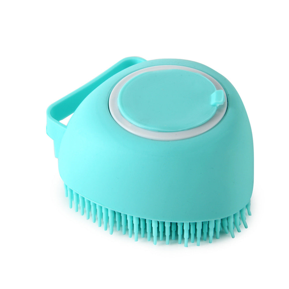 Silicone Pet Bath &Grooming Brush Gentle Massage & Deshedding