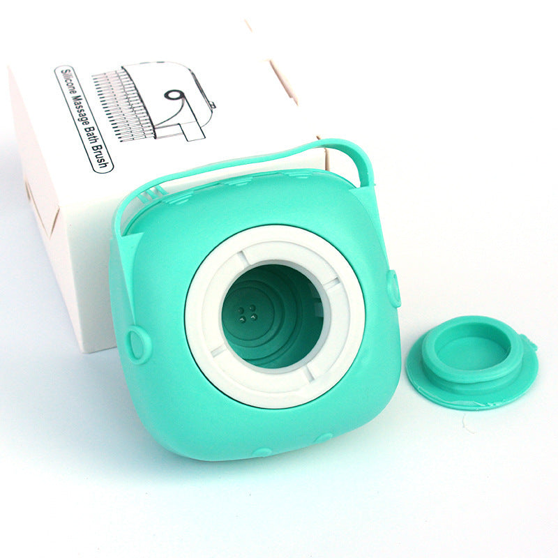 Silicone Pet Bath &Grooming Brush Gentle Massage & Deshedding