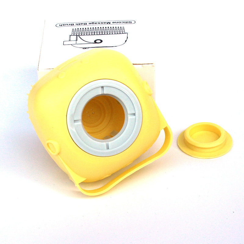 Silicone Pet Bath &Grooming Brush Gentle Massage & Deshedding