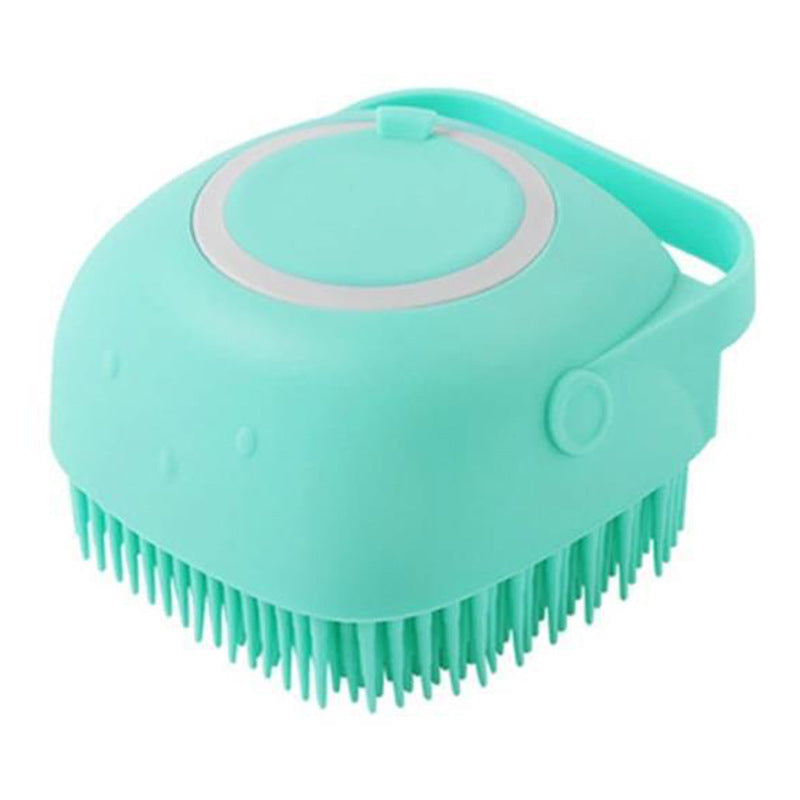 Silicone Pet Bath &Grooming Brush Gentle Massage & Deshedding