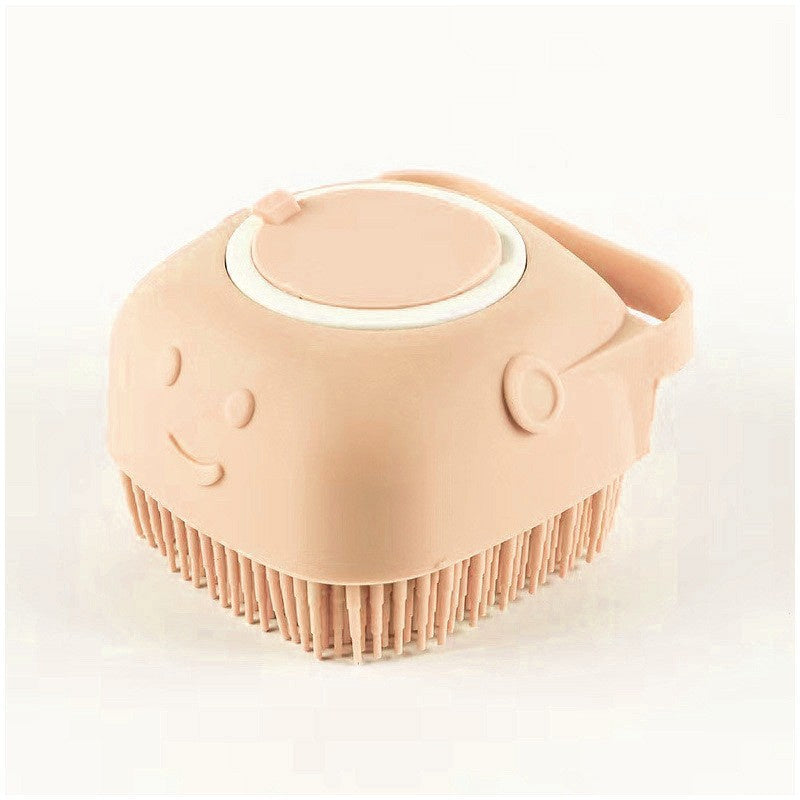 Silicone Pet Bath &Grooming Brush Gentle Massage & Deshedding